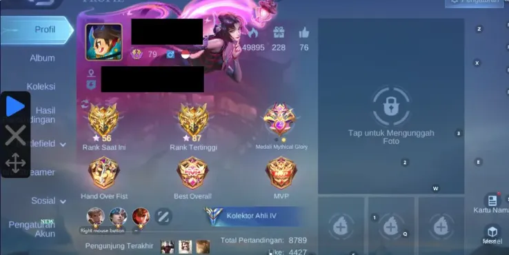 ML601 Max Emblem 5 Star Gord, Epic Collections, M4 Beatrix, Neymar Bruno, Multiple Star Saber Skins (G)